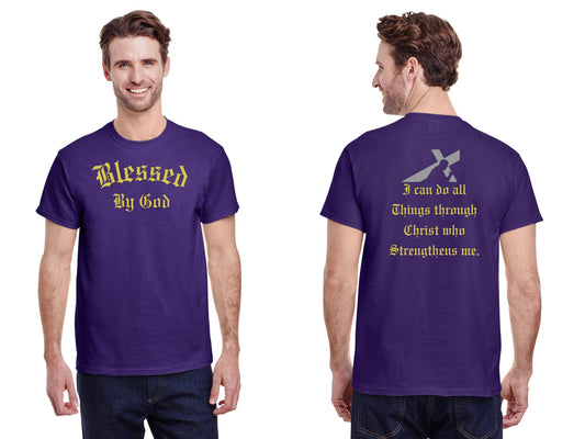 Blessed By God Multi Color Shirt